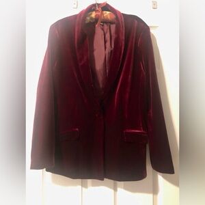 INC Velvet Blazer, Petite XL
